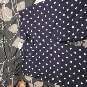 Ashley Stewart Navy Dress Bermuda Shorts